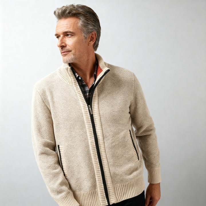 Hudson Knit Zip-Up Jacket