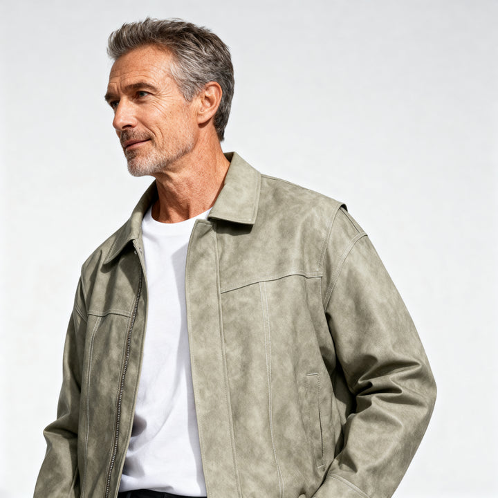 Horizon Ridge Leather Jacket