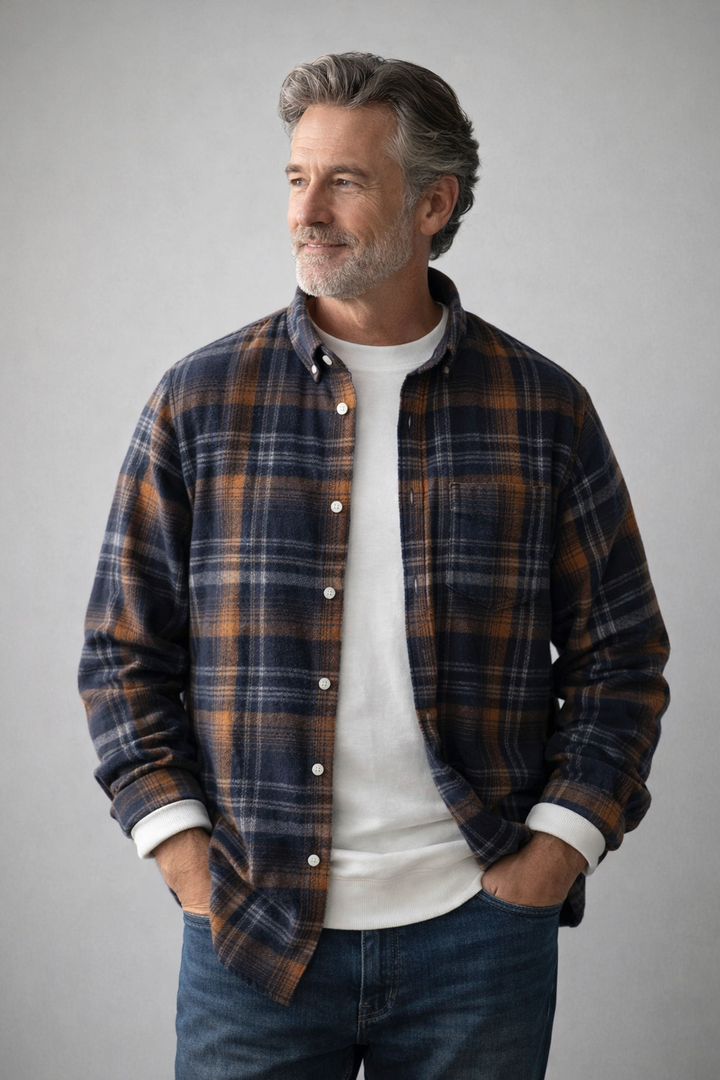 Hudson Plaid Flannel Shirt