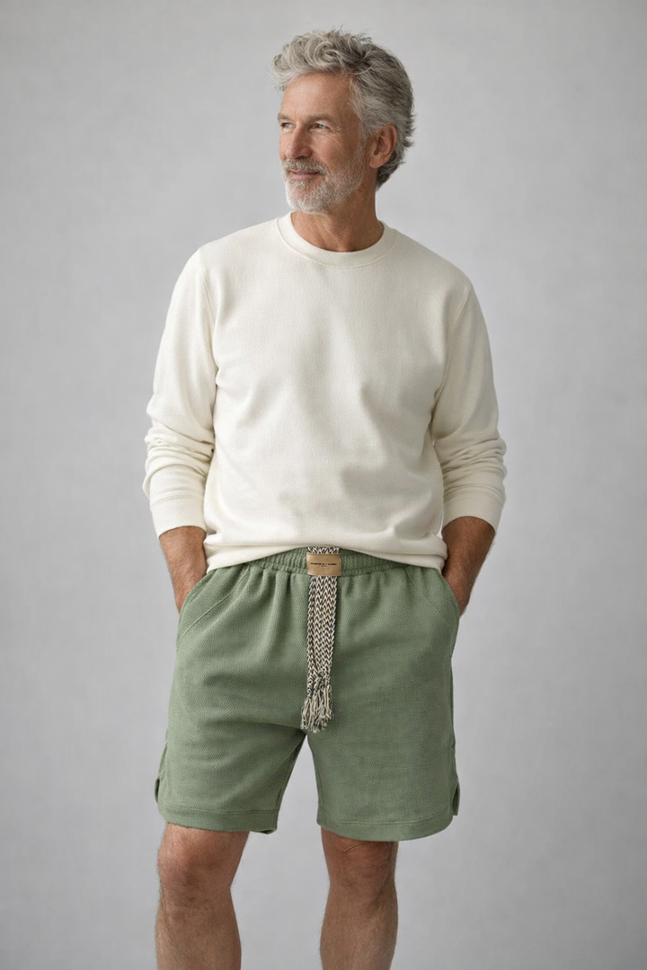 Maison Waffle Knit Short