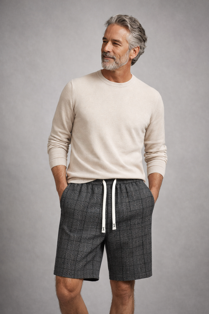 Landon Plaid Short