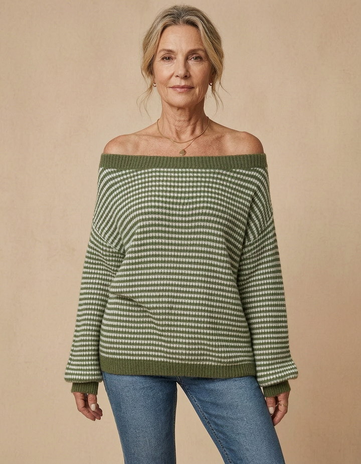 Eden Stripe Knit Pullover