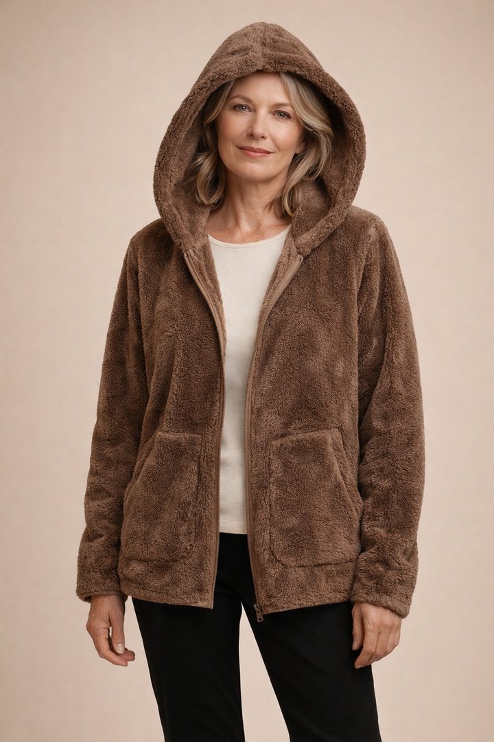 Aria Hooded Fleece Jacket
