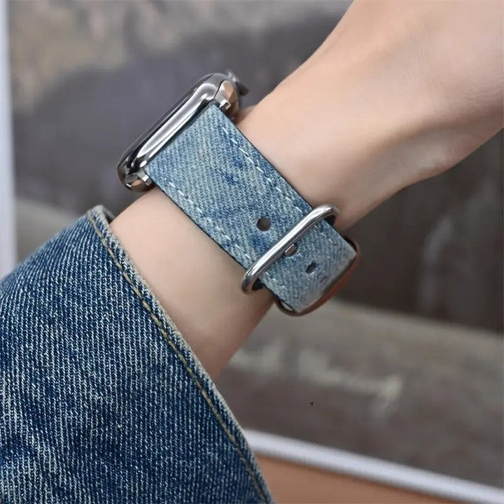 The Denim Edit Apple Watch Band