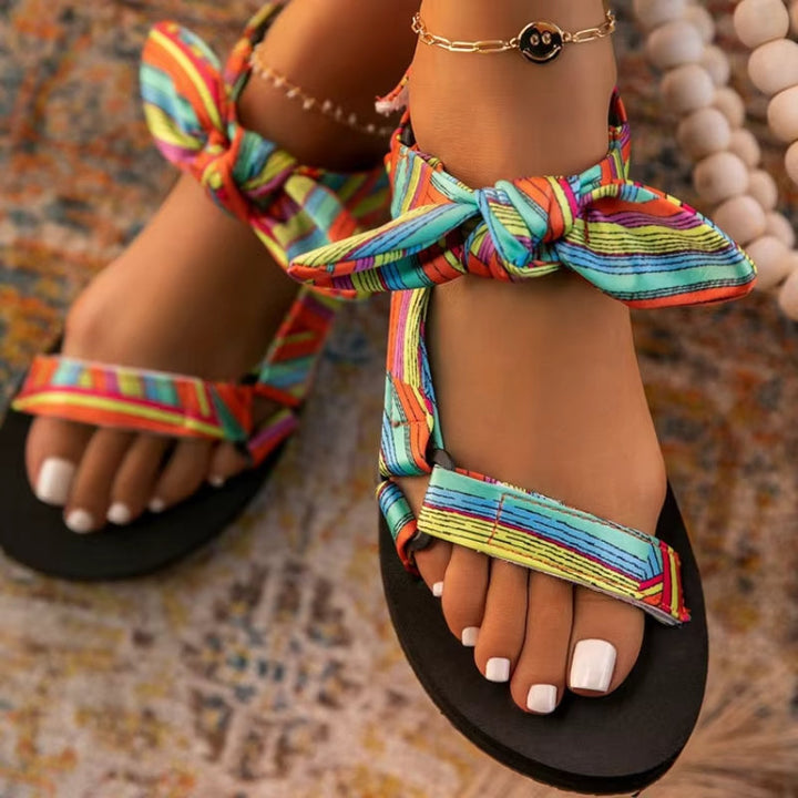 Sunset Boho-Wrap Sandal