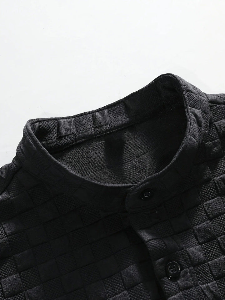 Gridline Checkered Lounge Set