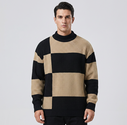 Regent Check Knit Sweater