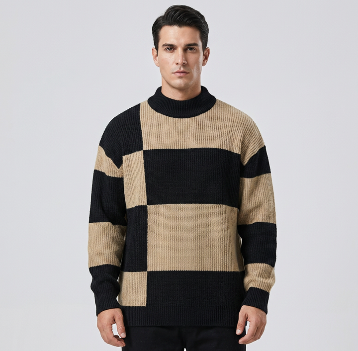 Regent Check Knit Sweater