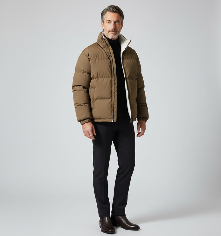 Alpine Fleece Lined Puffer Jacket