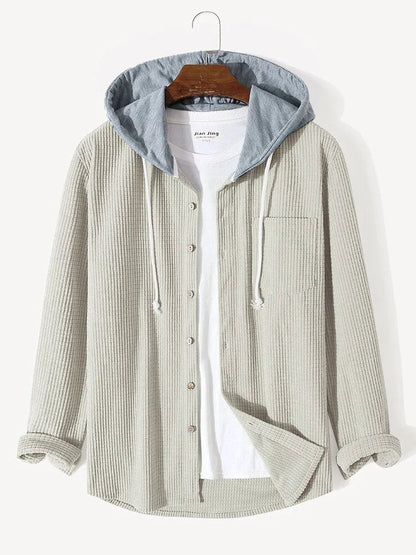 Laidback Knit Hoodie Shirt