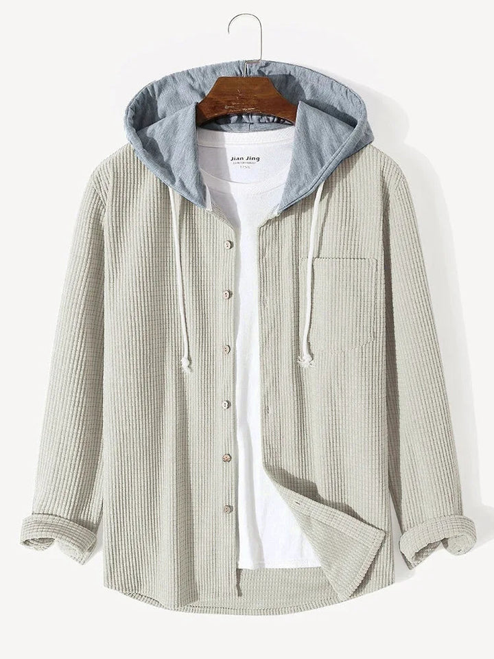Laidback Knit Hoodie Shirt