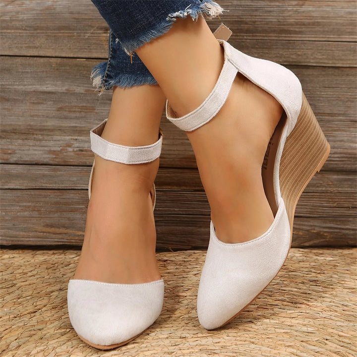 Seraphina Suede Wedge Heel