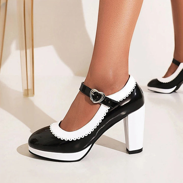 Maison Mary Jane Heels
