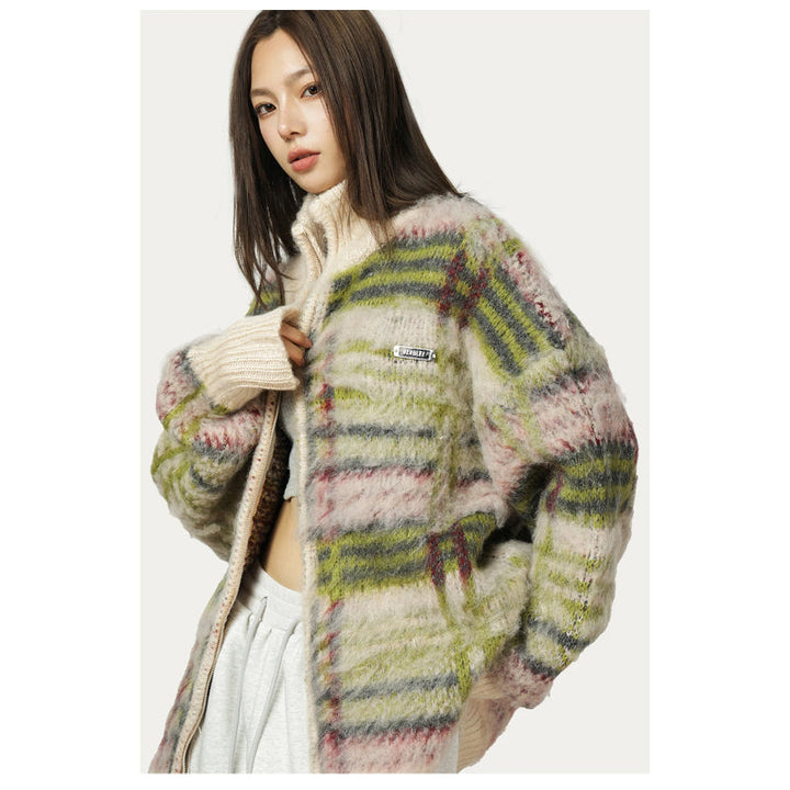 Artemis Fuzzy Knit Cardigan