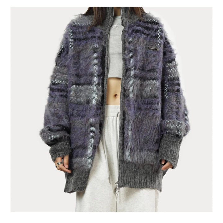 Artemis Fuzzy Knit Cardigan