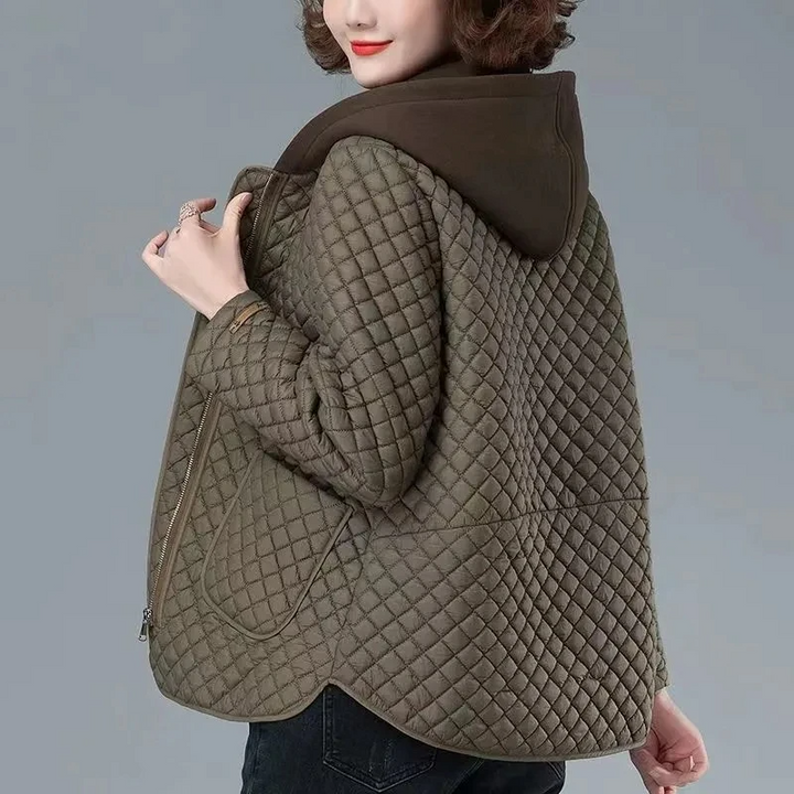 Majeste Diamond-Quilted Coat