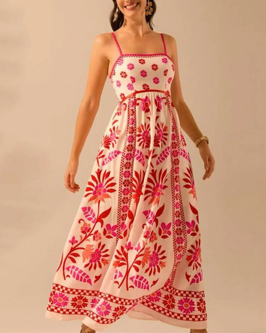 Sunset Botanica Maxi Dress