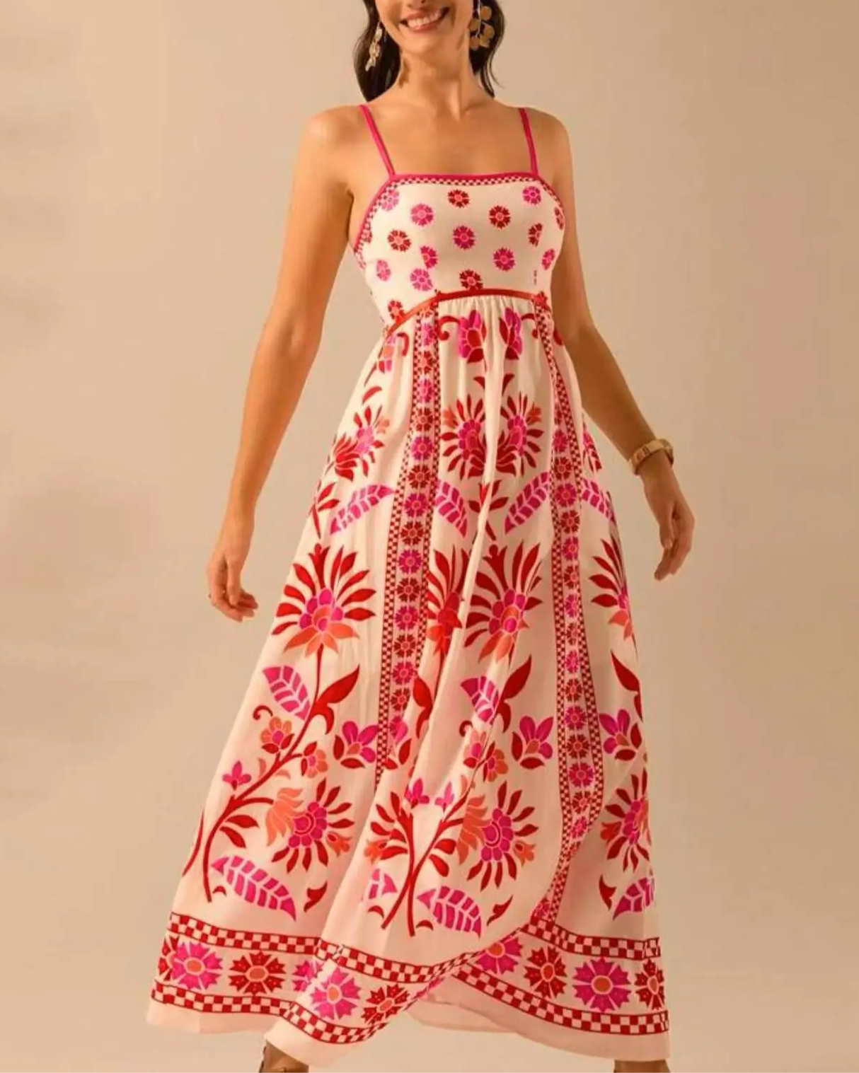 Sunset Botanica Maxi Dress