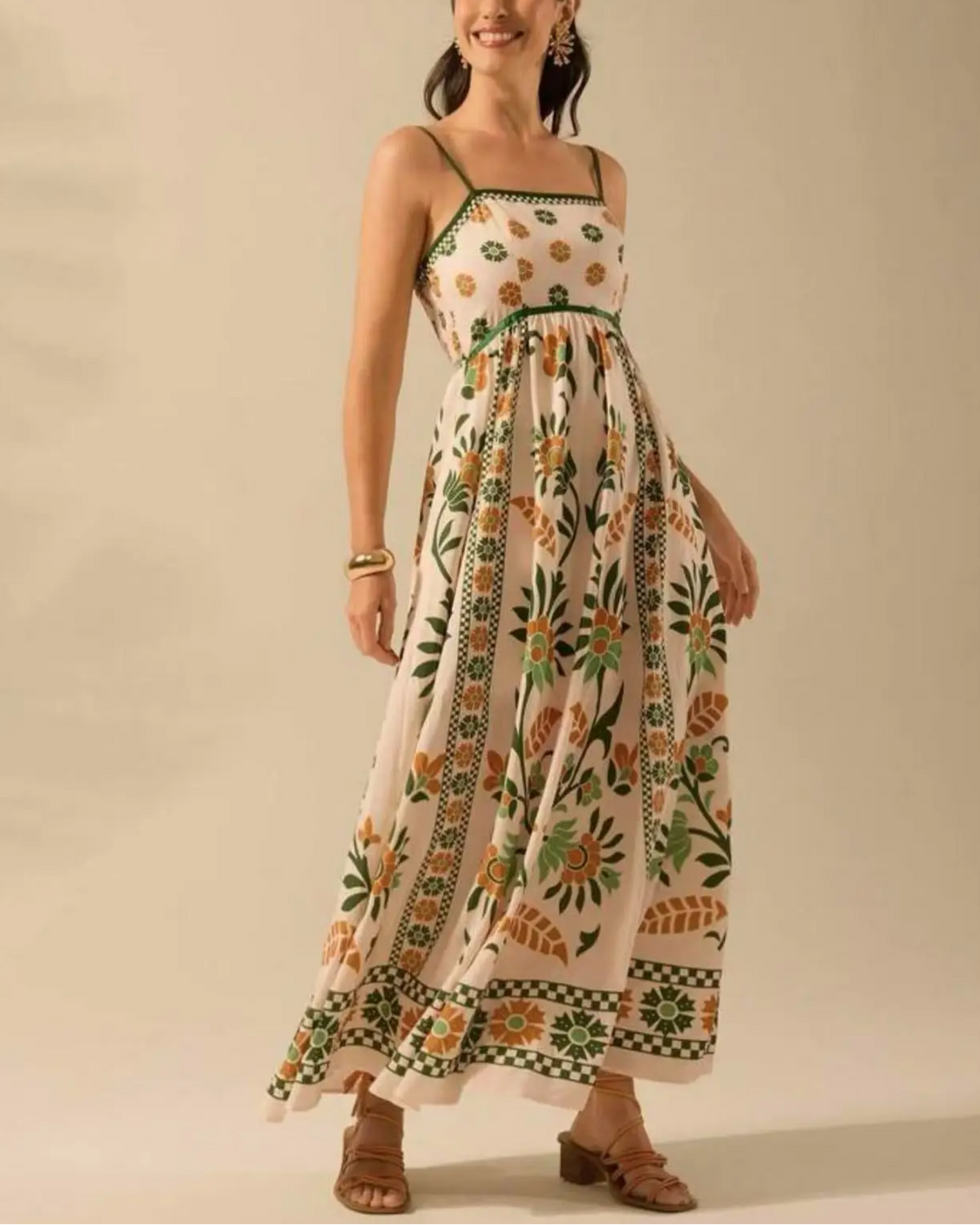 Sunset Botanica Maxi Dress