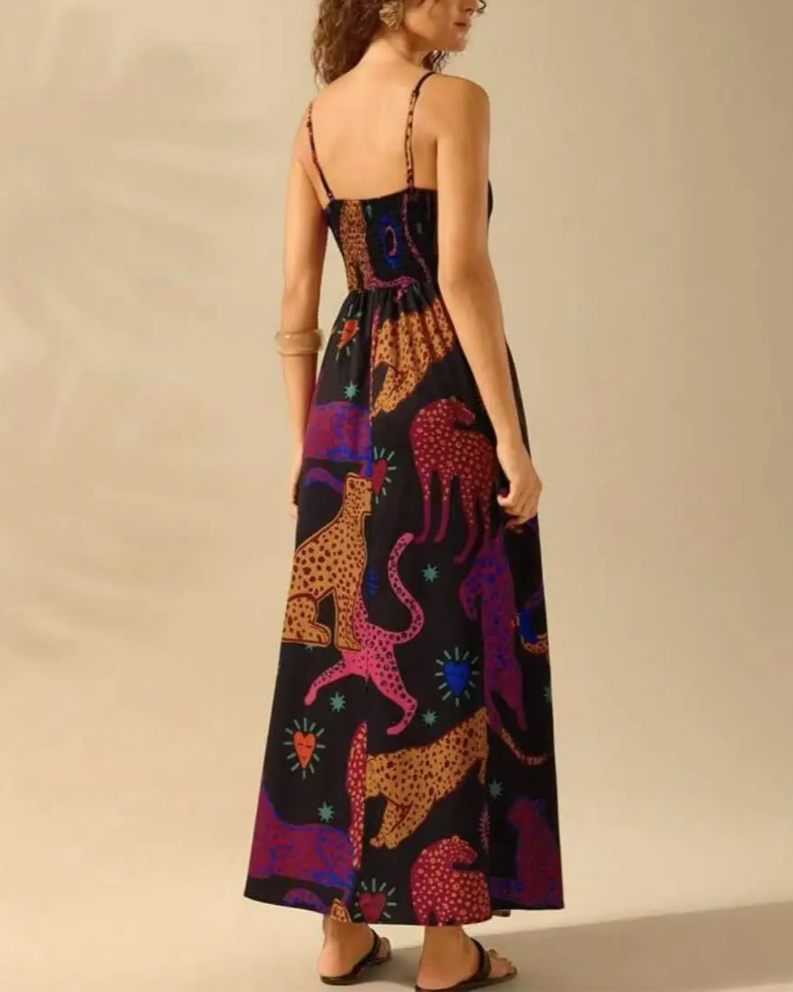 Sunset Botanica Maxi Dress