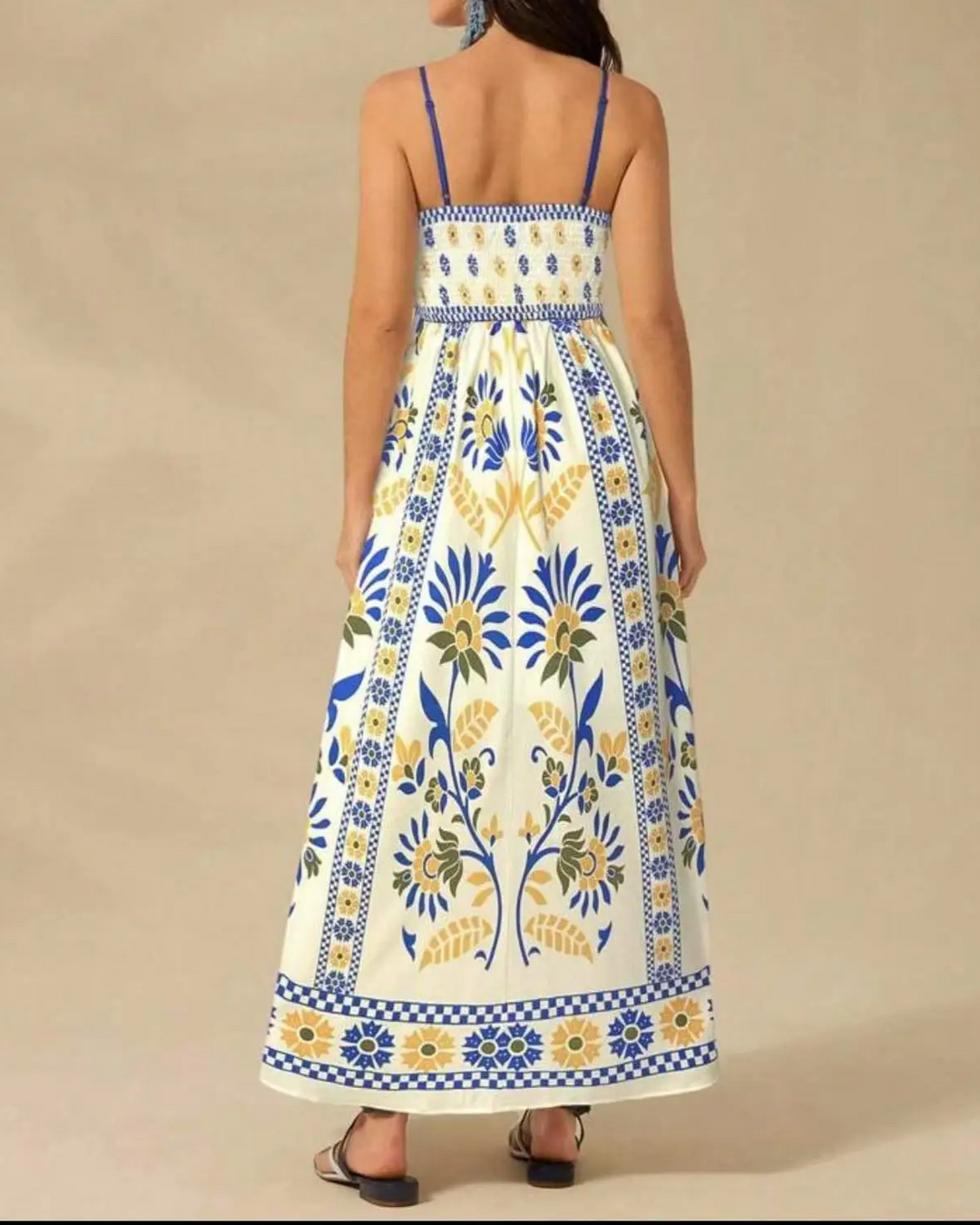 Sunset Botanica Maxi Dress