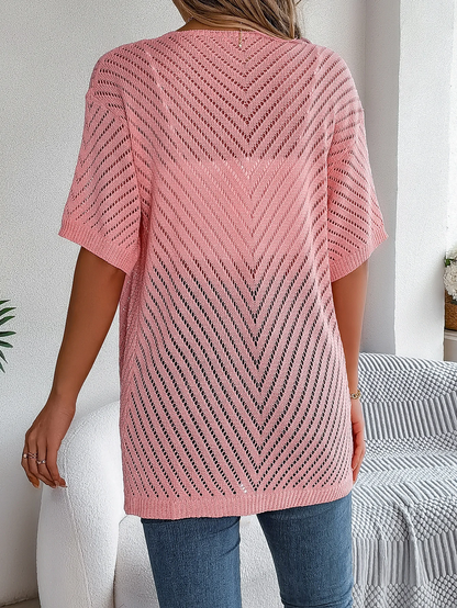 Breeze Chevron Knit Cardigan