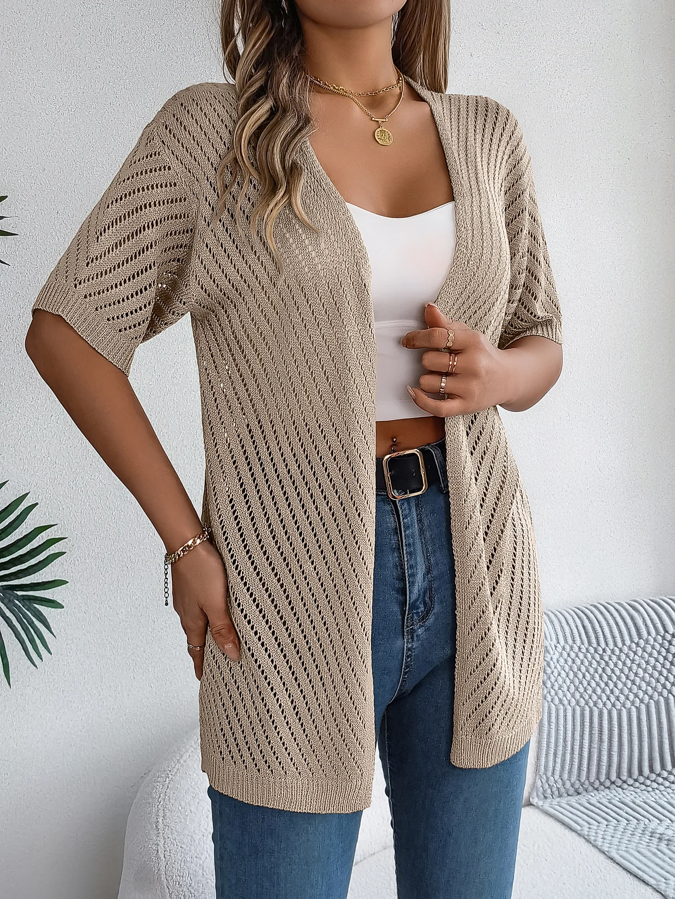 Breeze Chevron Knit Cardigan