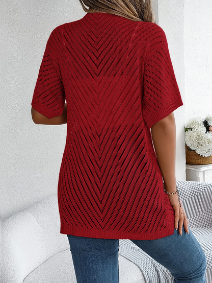 Breeze Chevron Knit Cardigan