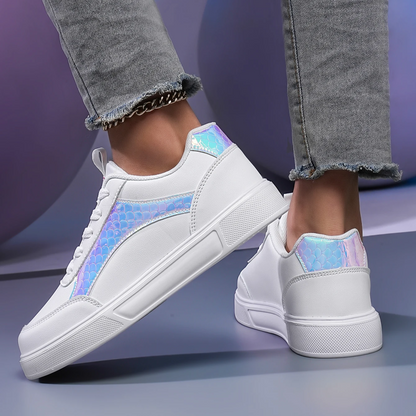 Halo Accented Panel Sneaker