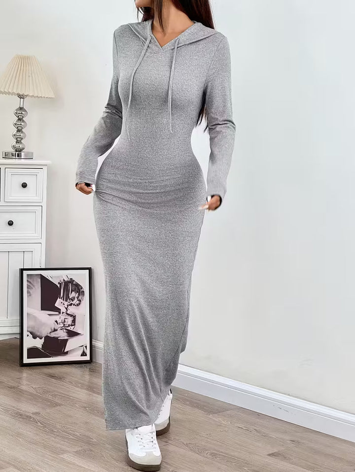 Hooded Bodycon Dress