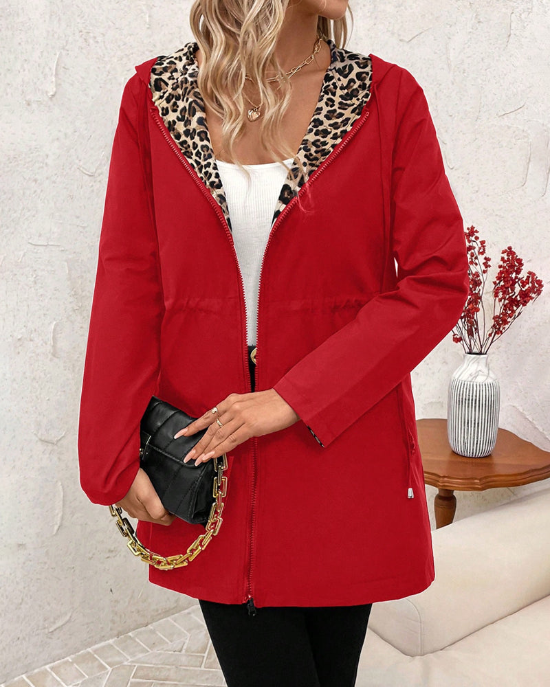 Amy | Dual-Sided Hooded Jacket