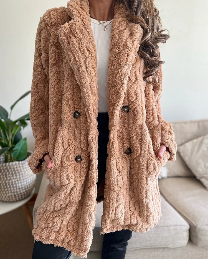 Manhattan Cable Knit Overcoat