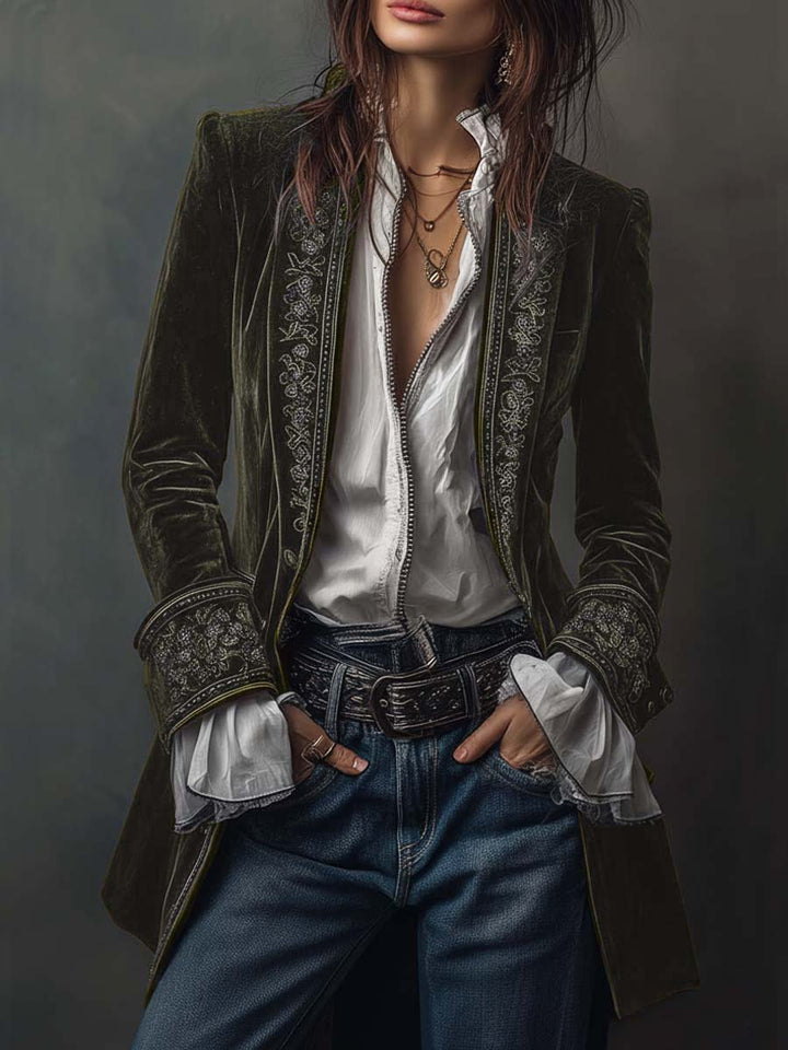 Florence Velvet Blazer