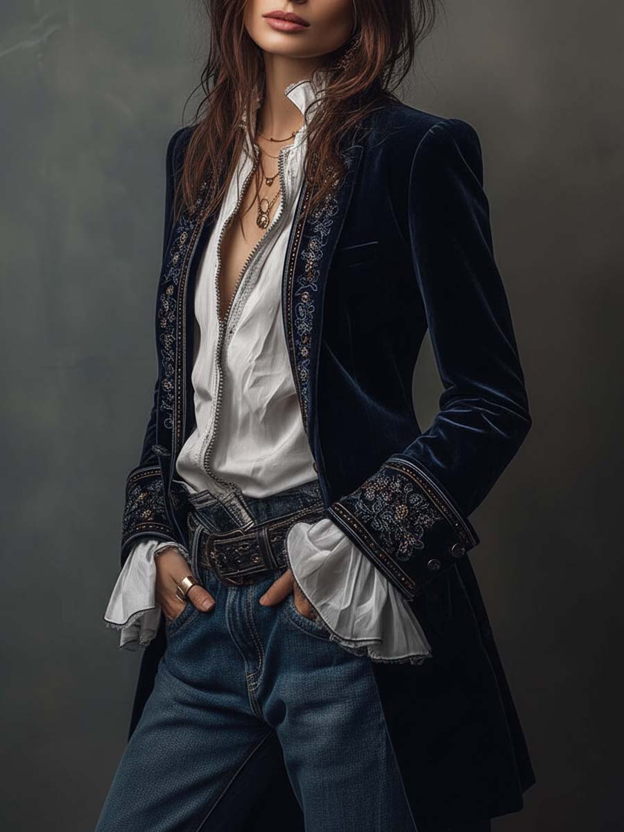 Florence Velvet Blazer
