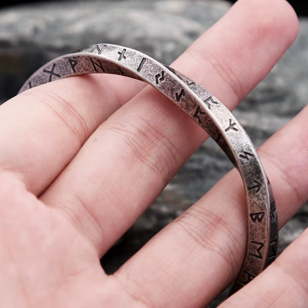 Runestone Steel Cuff