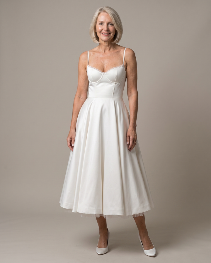 SELENE | Elegant Midi Dress
