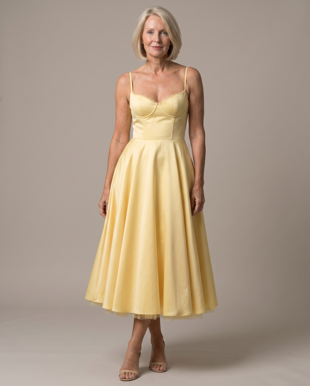 SELENE | Elegant Midi Dress