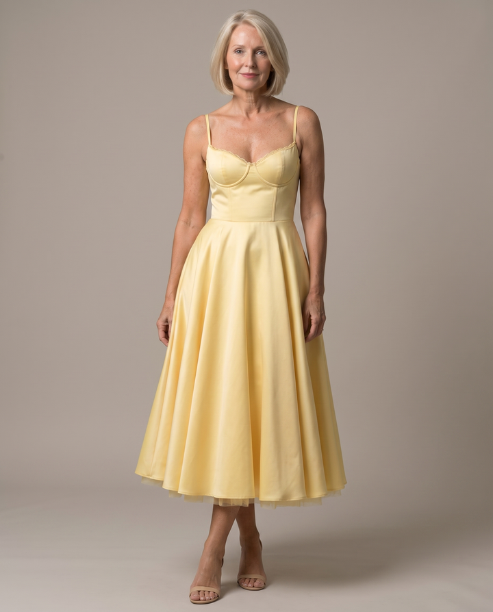 SELENE | Elegant Midi Dress
