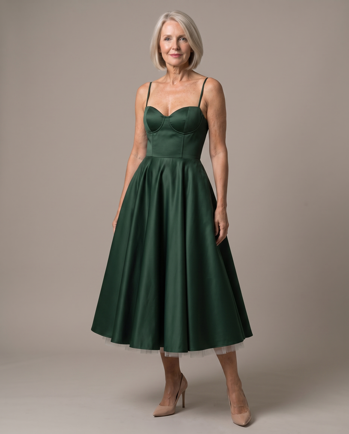 SELENE | Elegant Midi Dress
