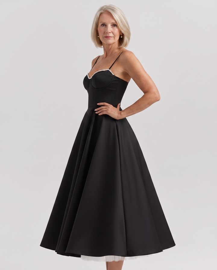 SELENE | Elegant Midi Dress