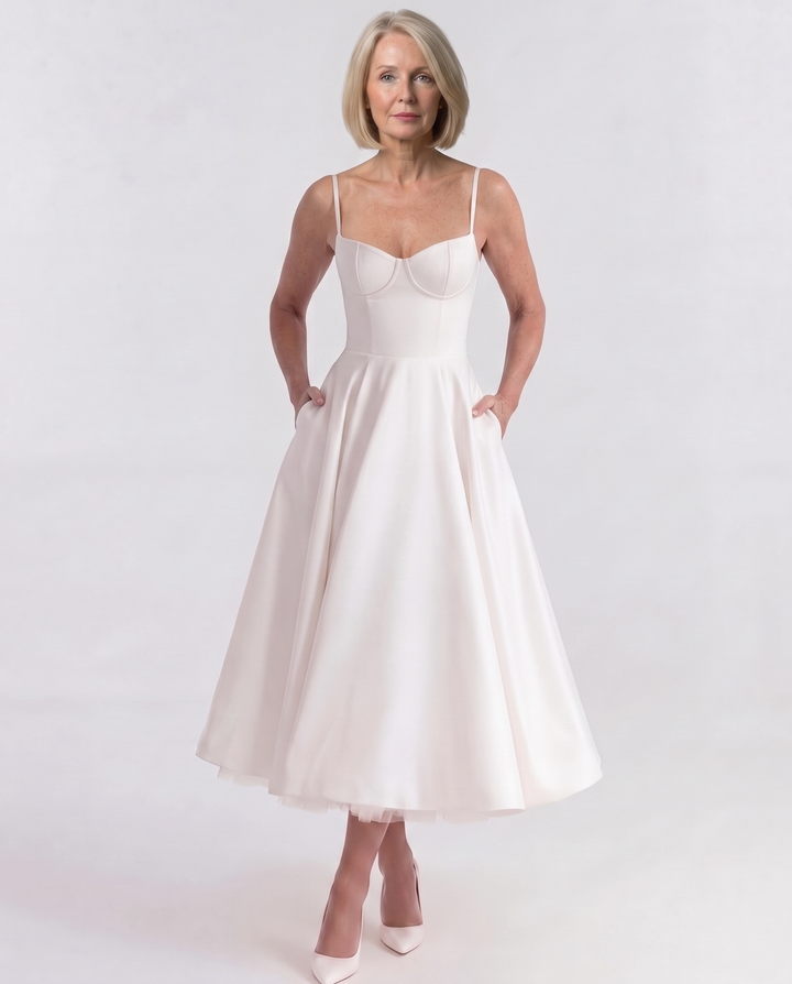 SELENE | Elegant Midi Dress