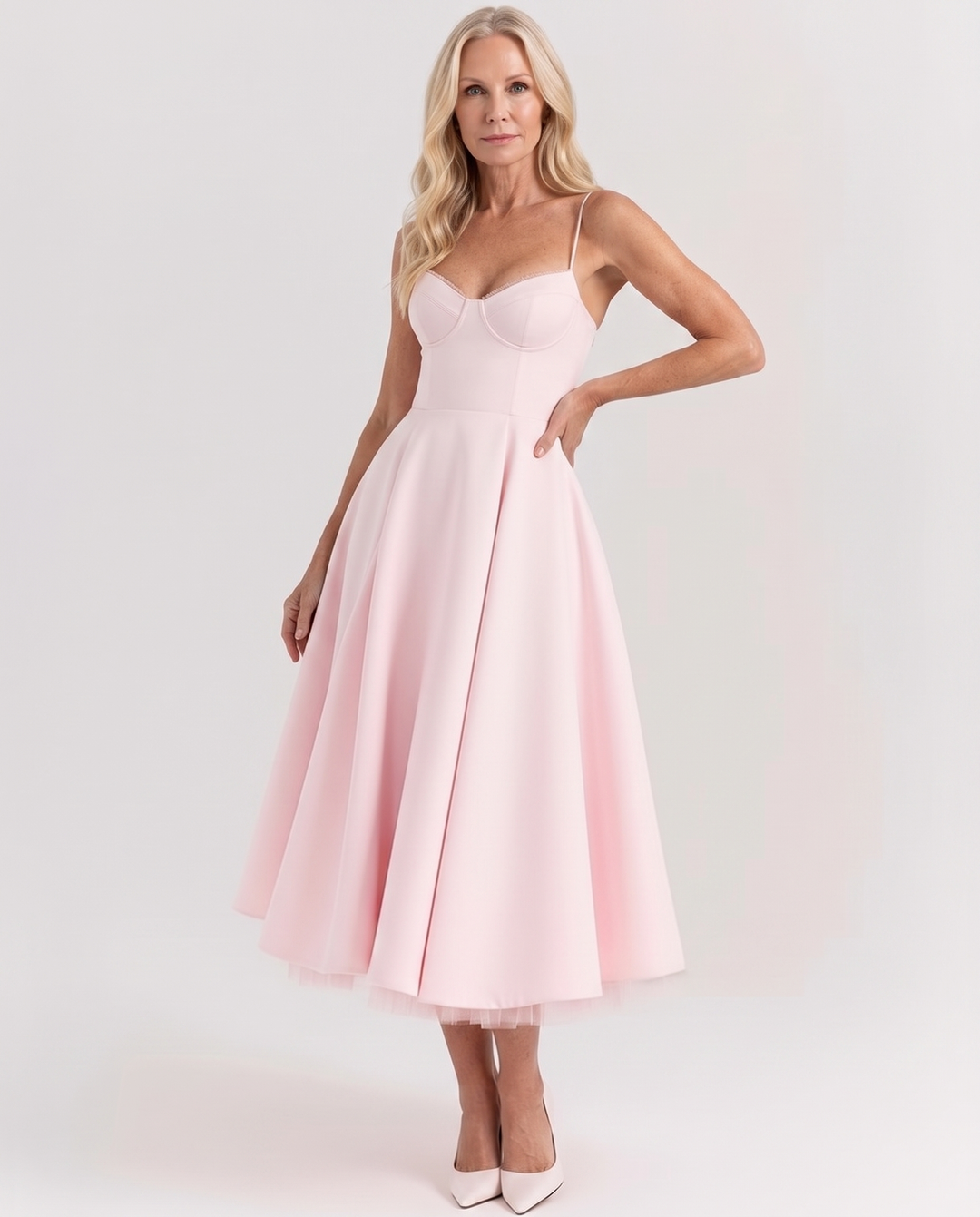 SELENE | Elegant Midi Dress