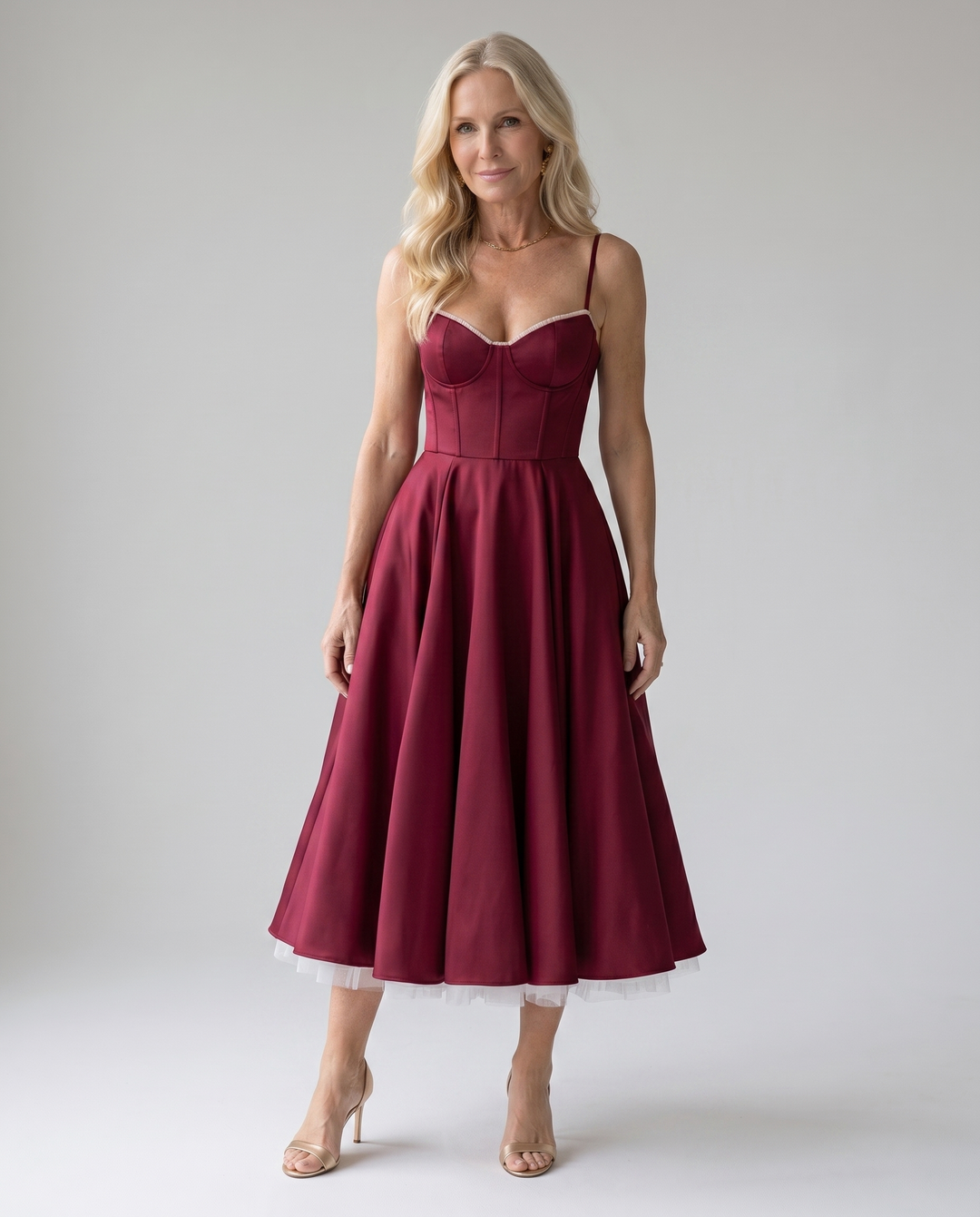 SELENE | Elegant Midi Dress