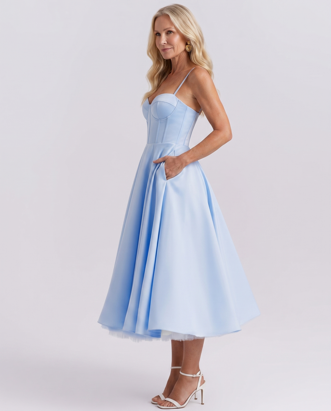 SELENE | Elegant Midi Dress