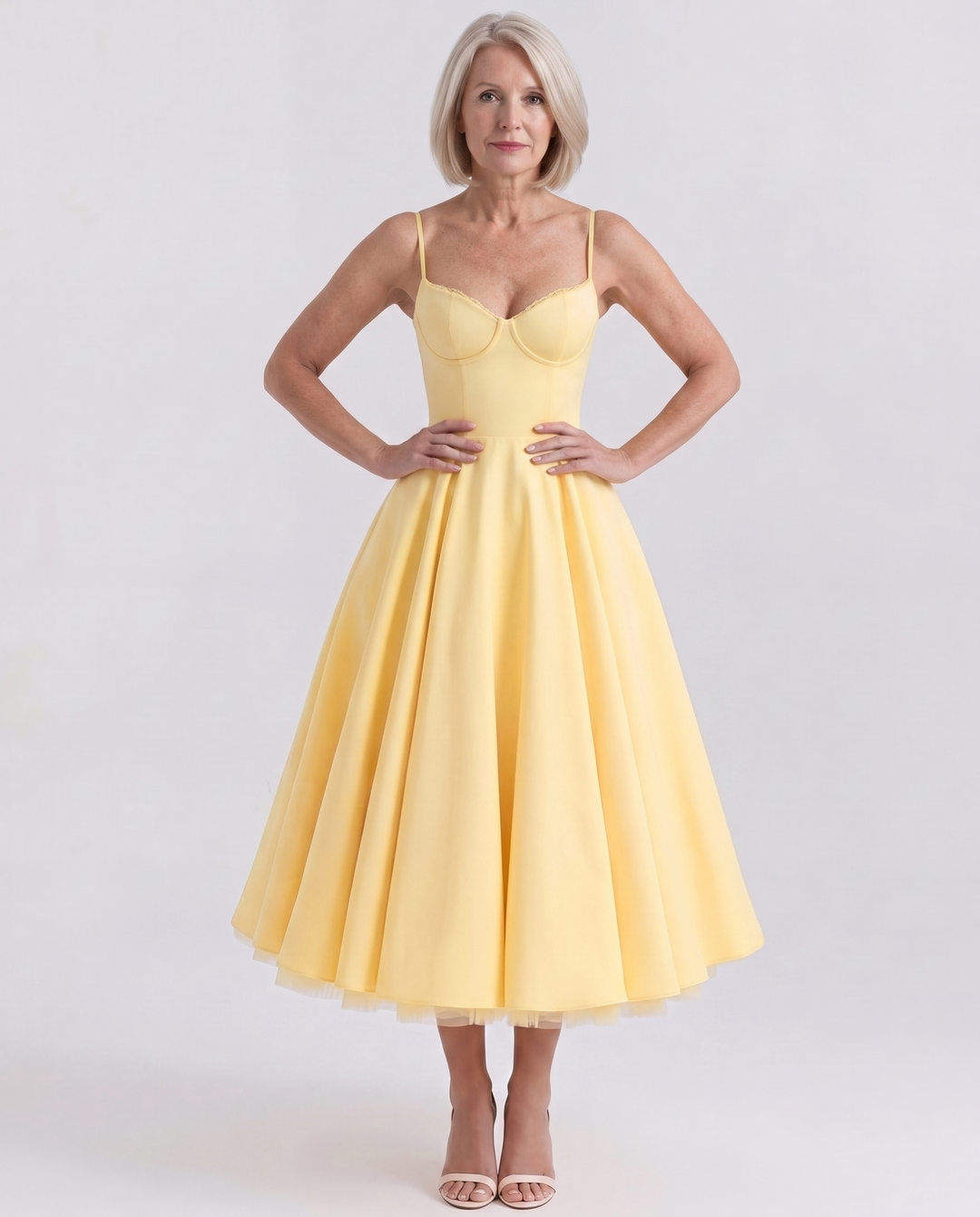 SELENE | Elegant Midi Dress