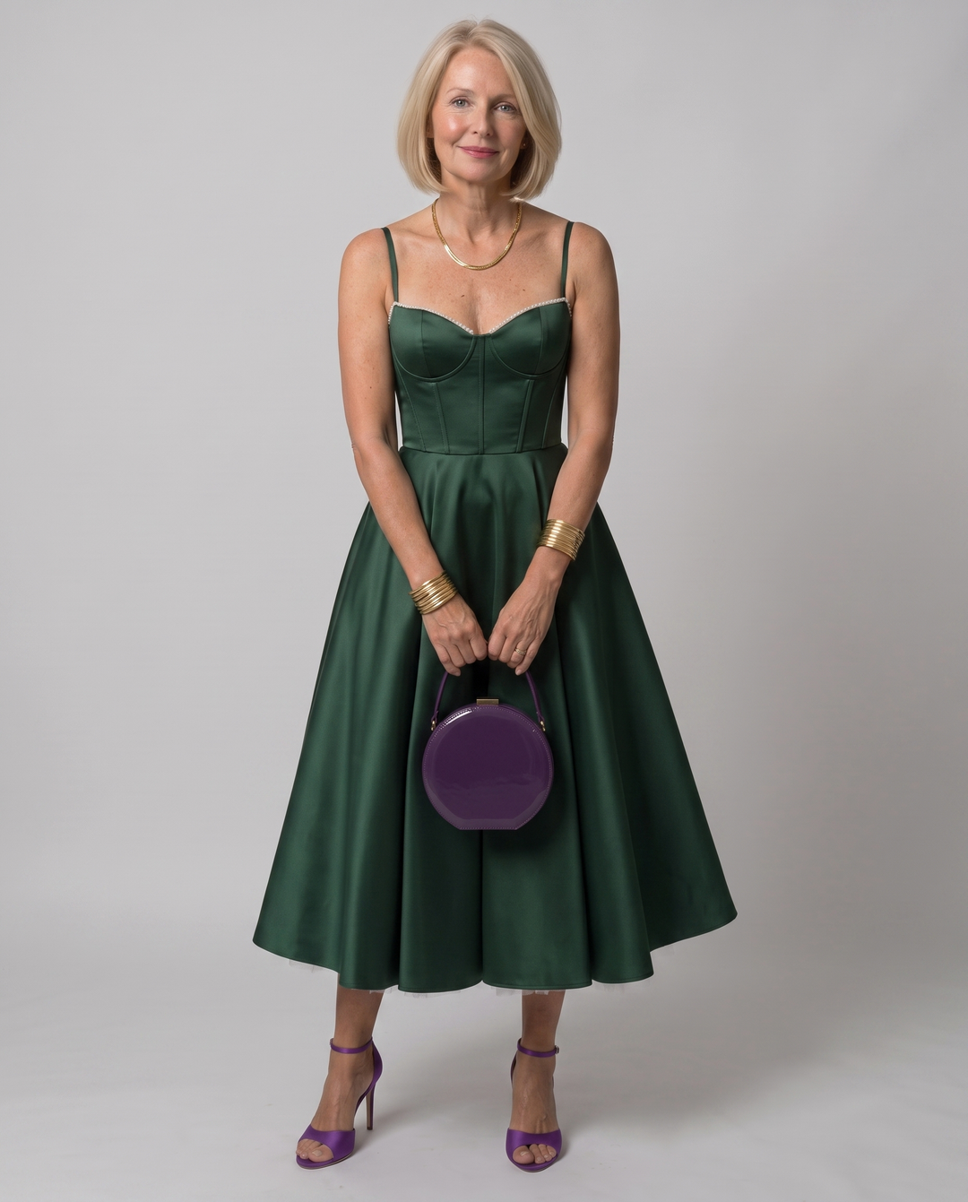 SELENE | Elegant Midi Dress