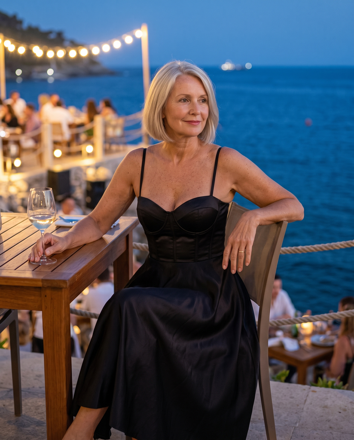 SELENE | Elegant Midi Dress