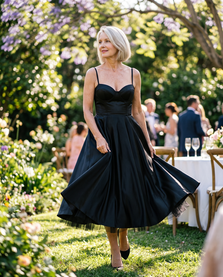 SELENE | Elegant Midi Dress