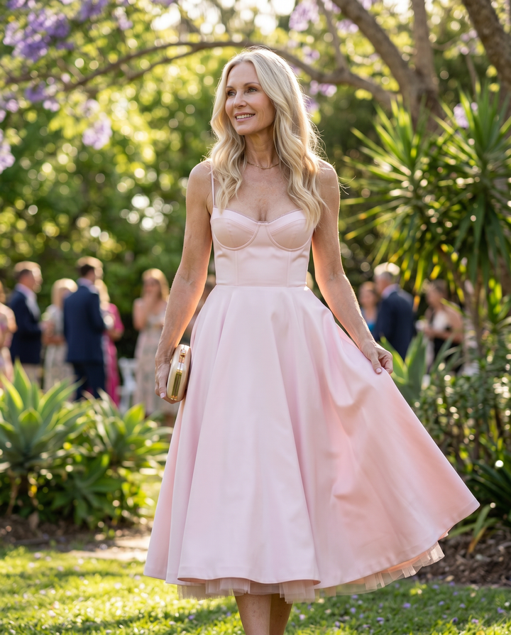 SELENE | Elegant Midi Dress