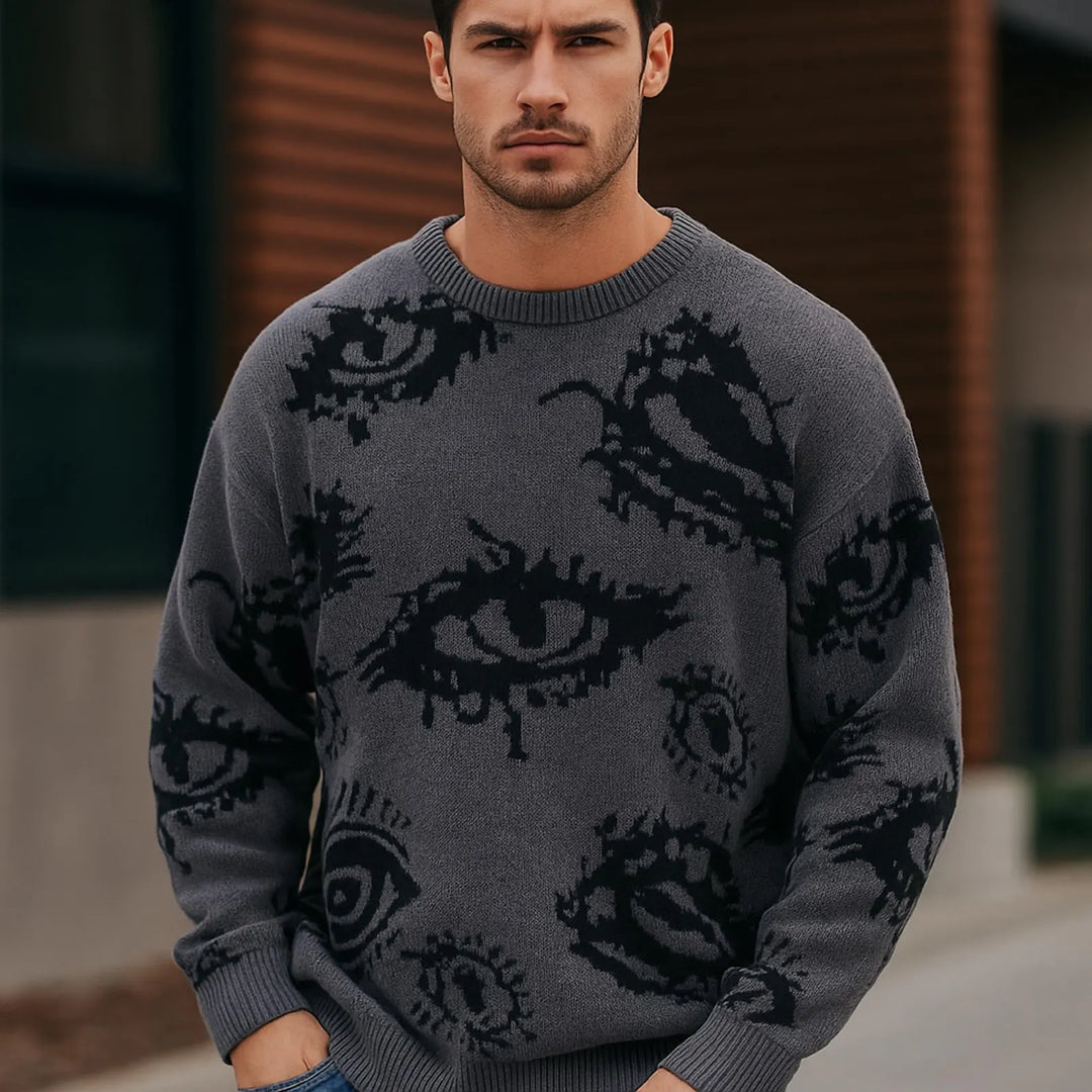 Eye Thread Knit Sweater